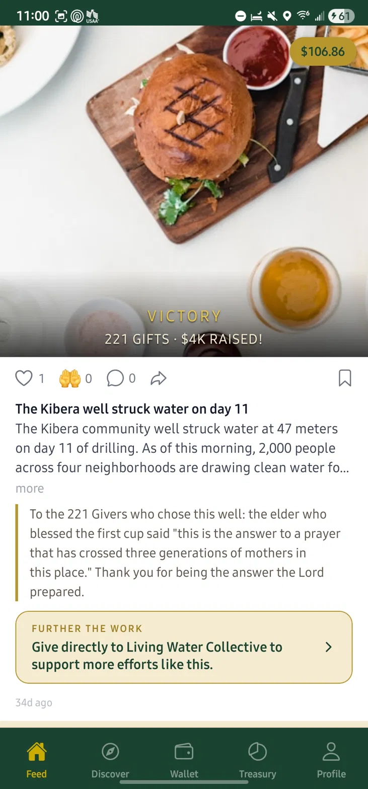 A Victory — proof of impact
